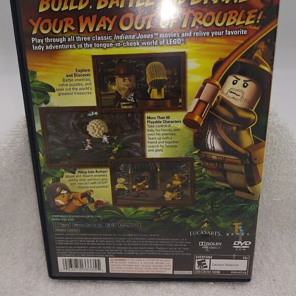Playstation 2 Lego Indiana Jones: The Original Adventures Video Game - Picture 5 of 8